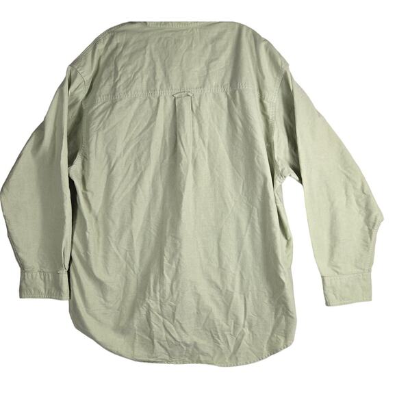 Chaps Ralph Lauren Men's Size XL Long Sleeve Button Up Mint Green Preppy #728 - Picture 5 of 6